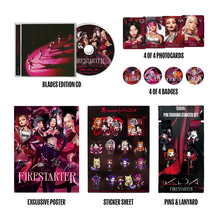 K/DA FIRESTARTER CD Box Set (BLADES Edition)