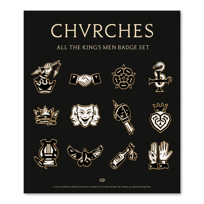 CHVRCHES - All The King's Men Icon Badge Set