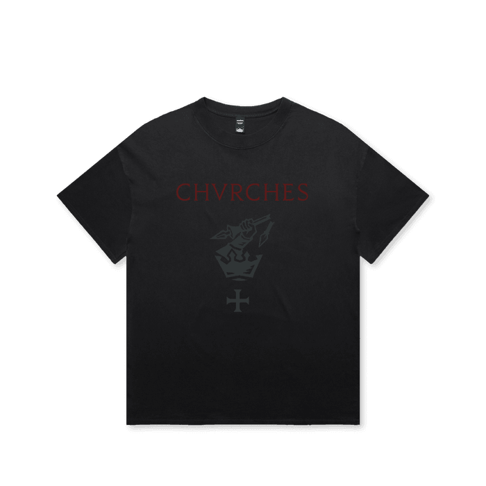 CHVRCHES - All The King's Men Icon Tee Black