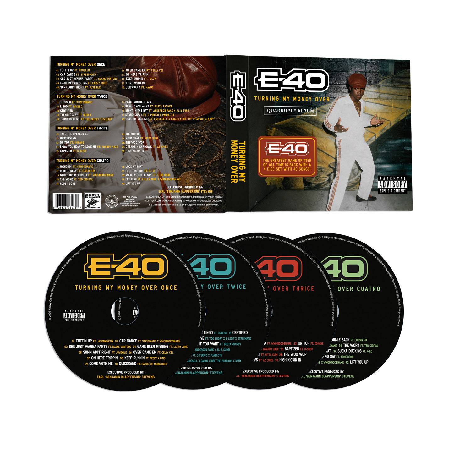Turning My Money Over (Vol. 1 - Vol. 4) (4xCD Pack)