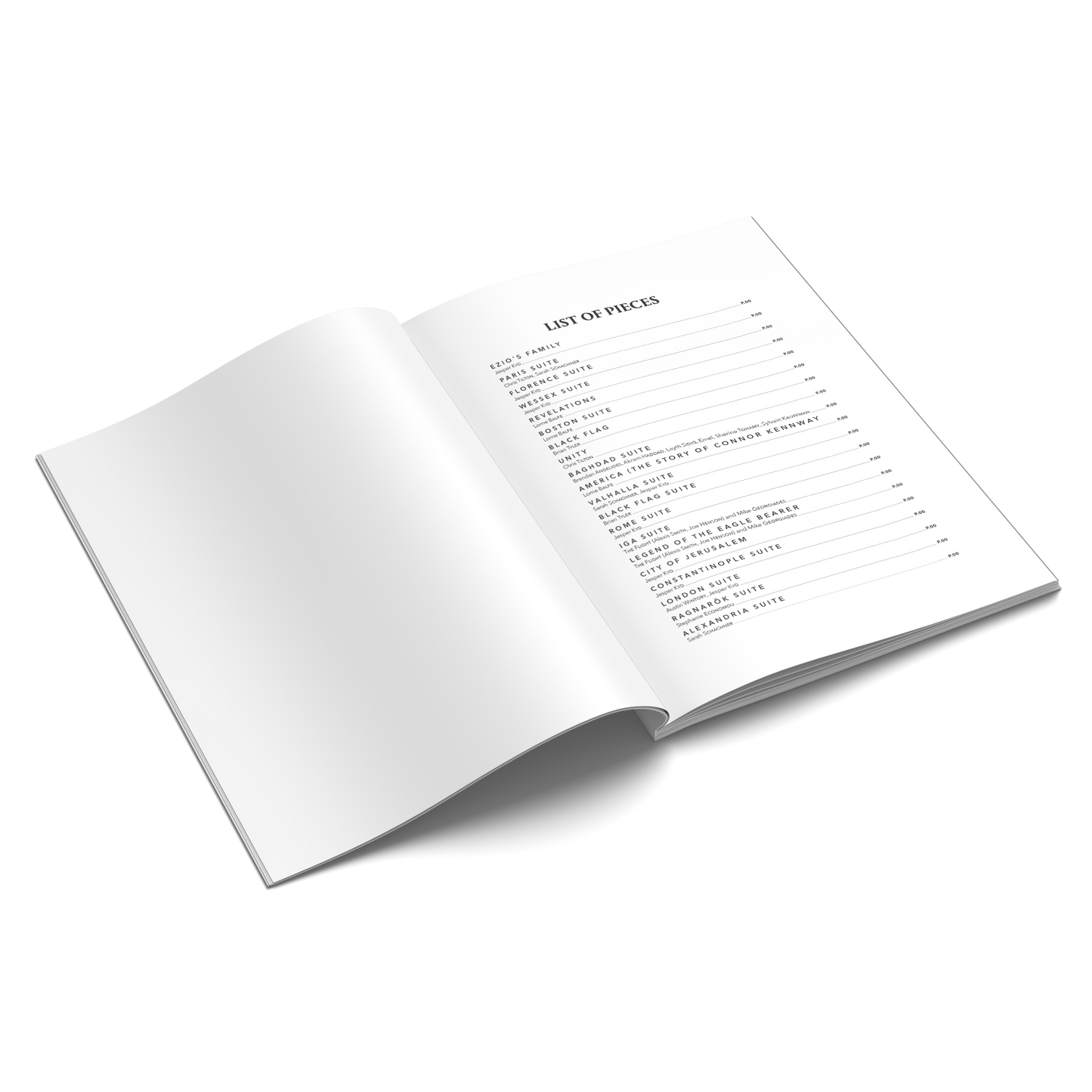 Assassin's Creed : The Piano Collection - Deluxe Music Sheets (100 Pages)