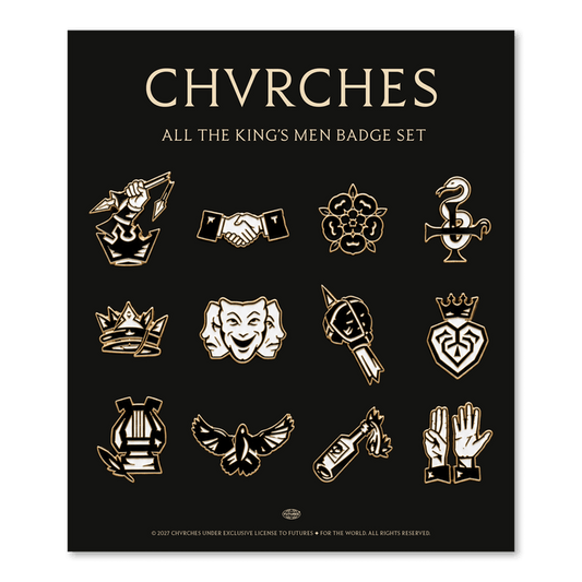 CHVRCHES - All The King's Men Icon Badge Set